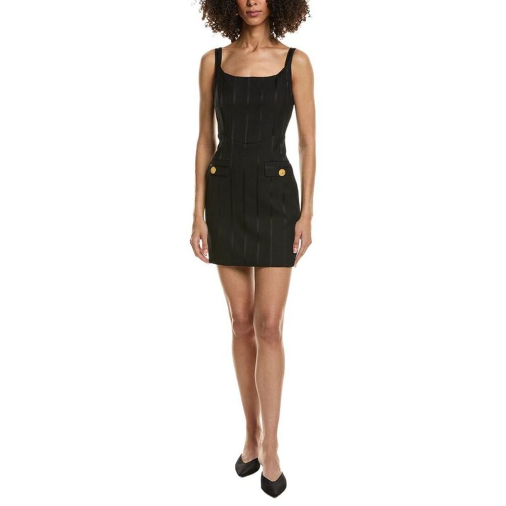 L’Agence Womens L'agence Helen Corset Mini Dress, Black
